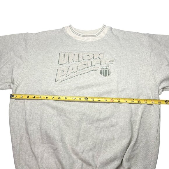 Vintage Union Pacific Unisex Embroidered Sweatshirt Diport USA Size XL - Picture 7 of 8